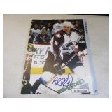 Signed ROB BLAKE Avs 8x10 Photo