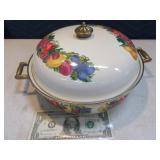 10" Enamel  Ceramic Induction Covered Cookware