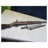 Antique Japanese MAUSER w/ Bayonette Enscribed