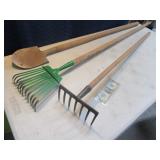 Lot (3) Smaller GardenSized Yard Tools