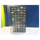 Vtg 60drawer Metal Screw Organizer FULL