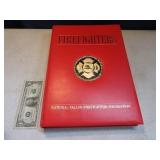 Oversized FIREFIGHTERS leatherbound Book $$