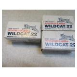 150rds .22 Winchester WILDCAT HV Ammo Vtg