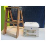 Lot (2) Smaller Step Assist Stools