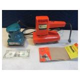 Lot (2) Palm Finish Sanders MAKITA & B~D Tools