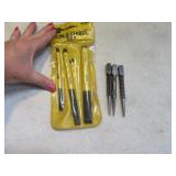6pc STANLEY smaller Punch~Cold Chisel Tools