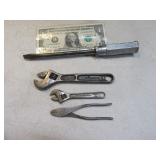 Lot (4) Antique~Unique Hand Tools Airplane~Mini