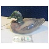 Antique PaperMache VICTOR Duck Decoy
