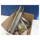 Lot (3) HandPump Vtg Metal Grease Guns Tools