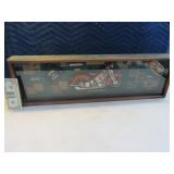 Neat 32"x9" Motorcycle ShadowBox Wall Art