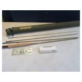 SAGE "Launch" 4pc Fly Fishing Rod w/ Case MINT 9