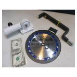 lot (3) New 6.5"Sawblade~BikeHanger(2)~Flag Holder