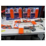 Lot (2) NERF Regulator Large Rifles w/ 4 New Ammo