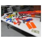 Large Lot NERF Asst Guns~Crossbows~Ammo ETC