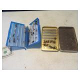 Lot (2) Pocket Fly Fishing Flies & Boxes