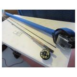 St Crouix 2pc Fly Fishing Rod/Reel w/ Hard Case EC