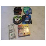 Lot (5) New Boxes asst Fishing Line