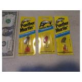 Lot (3) New PANTHER MARTIN Spin Lures