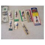 Lot (8) New MEPPS Spinners Lures