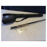 ROSS Worldwide 4pc Fly Fishing Pole w/ Case AS IS