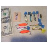 Lot (11) KASTMASTER Fishing asst Lures