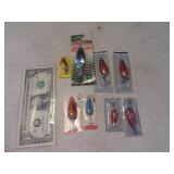 Lot (7) New Spoons Fishing Type Lures