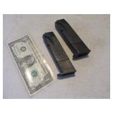 Lot (2) SIG SAUER 9mm Pistol Gun Magazines
