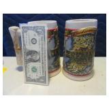 Lot (2) IRELAND Budweiser Beer Steins