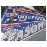 Lot (3) CO AVS Hockey Championship Pennants EXC