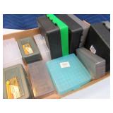 Lot (11) Poly Bullet~Ammo Storage Cases~Boxes