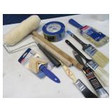 LOT New Painting Supplies Brushes~Tape~Et