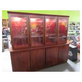 SKOVBY Danish Midcentury 2pc Cabinet RARE Stunning
