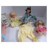 Lot (3) Smaller Dolls END OF BOX Alexander etc.
