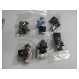 Lot (6) Mini LEGO Figures Toys END OF BOX asst