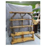 NEAT Rustic 48" 5shelf Handmade Wood Shelf