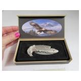 Eagle Themed 6" SingleBlade Pocket Knife w/ Box