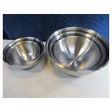 5pc Stainless Mixing Bowl nesting SET