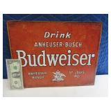 BUDWEISER Metal ManCave Type Decor Tin Sign modern
