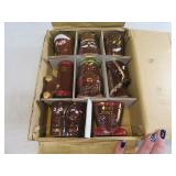 Vintage PottteryType Shot Glass SET original box