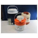 Lot (3) WaterType Thermos Jugs