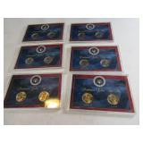 Lot (6) 2pc $1 Presidential Coin Collector SETS