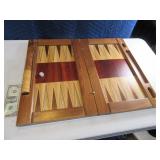 Fullsize 20" Wooden Backgammon Game Board