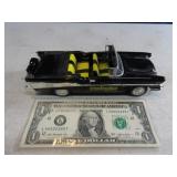 57 Chevy MEINEKE Black Car Diecast Bank 10" Model