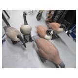 Lot (5) Full Body  Goose Decoys AS IS