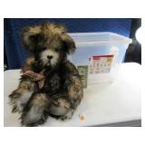 Vtg BETSY BORN Fancy Plush Bear $$$ w/ box