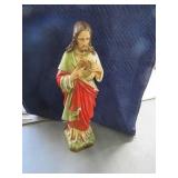 36" Religious Chalk LIke vintage Statue AS IS