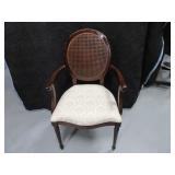 CaneBacked Captains Accent Chair Nice