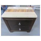 22" 2drawer Nightstand Cabinet