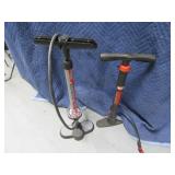 Lot (2) PushStyle Air Bike Tire Pumps