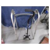 Aluminum Walker & Cane